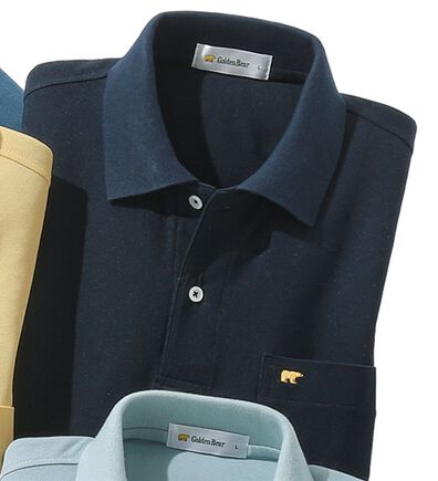 「＜ゴールデンベア＞上質国産ポロシャツ（メンズシャツ）」