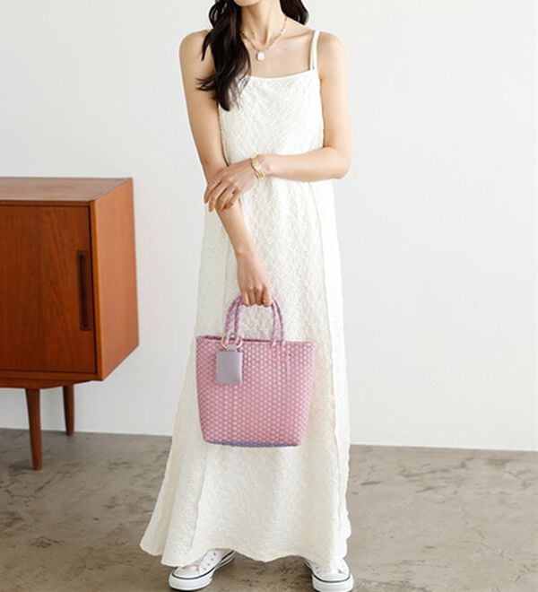 GeeRA（ジーラ）の「ぽこぽこカットジャカードキャミワンピース（その他ワンピース）」｜詳細画像