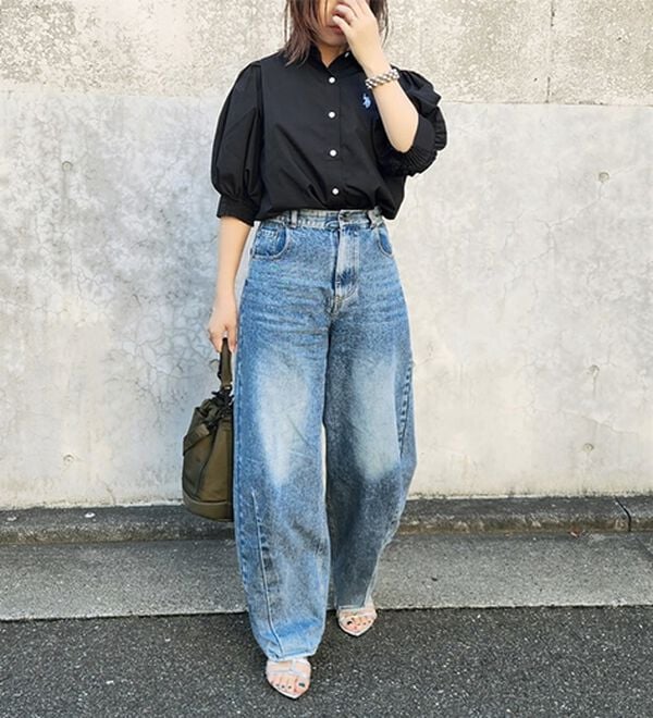 GeeRA（ジーラ）の「【Ｕ．Ｓ．　ＰＯＬＯ　ＡＳＳＮ．】ボリューム袖シャツブラウス（ブラウス）」｜詳細画像