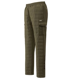 「＜フィラ＞ハイブリッドダウンカーゴパンツ（メンズフルレングスパンツ）」｜カーキ