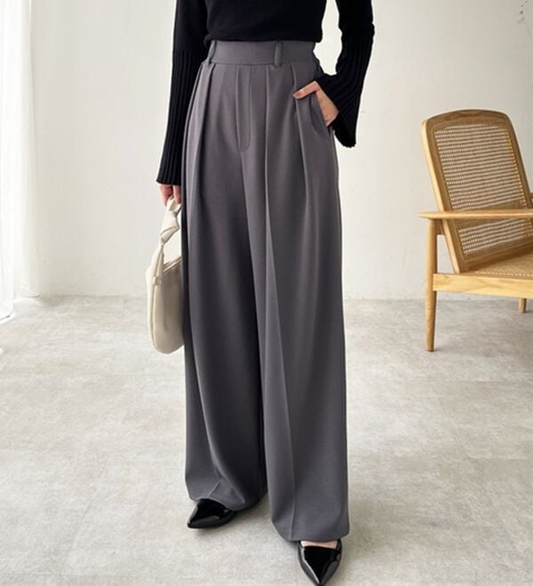 GeeRA（ジーラ）の「インタックスラックスワイドパンツ（フルレングスパンツ）」｜詳細画像