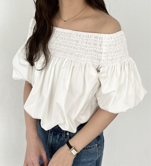 GeeRA（ジーラ）の「ドロストオフショルブラウス（ブラウス）」｜詳細画像