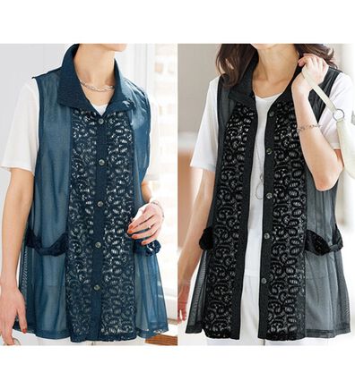 BELLUNA（ベルーナ）の「【２枚組】レース使いサマーベスト（ベスト）」