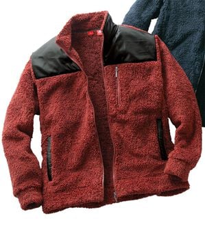 「＜ホカロン＞ぬくぬくシャギーブルゾン（メンズブルゾン）」｜レンガ