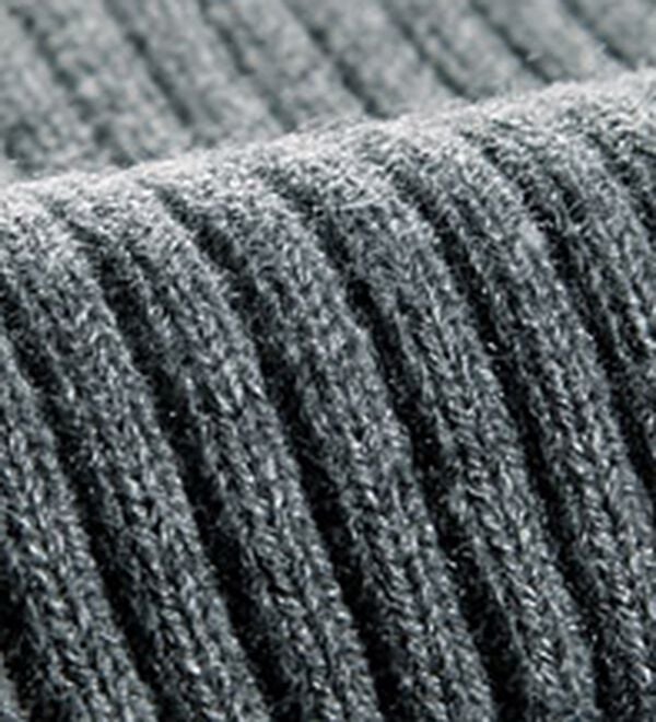 BELLUNA（ベルーナ）の「ロゴテープデザインニット切替チュニック（チュニック）」｜詳細画像