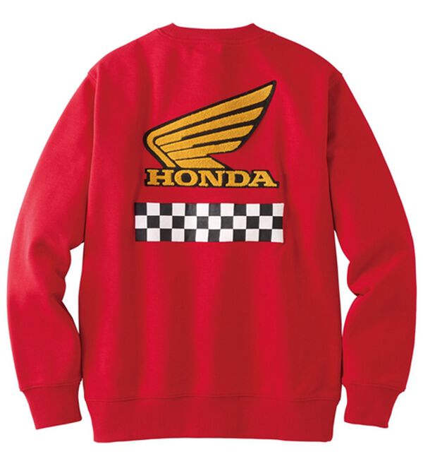 「＜ＨＯＮＤＡ＞さがら刺しゅうトレーナー（メンズトレーナー）」｜詳細画像