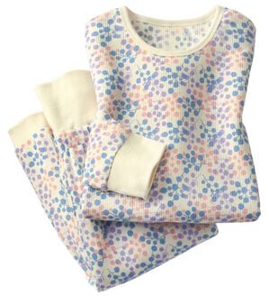 LAVIENNE（ラヴィエンヌ）の「肌にやさしい綿混のワッフルパジャマ（パジャマ・ルームウェア）」｜ドットアイボリー