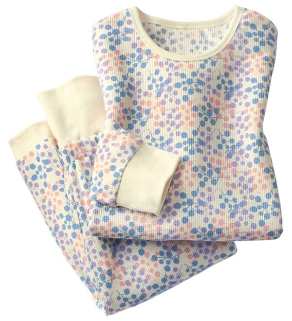 LAVIENNE（ラヴィエンヌ）の「肌にやさしい綿混のワッフルパジャマ（パジャマ・ルームウェア）」｜ドットアイボリー