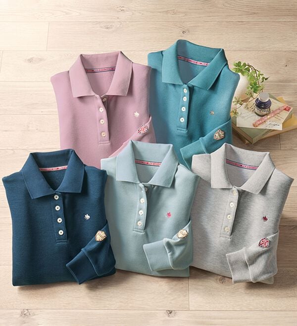 BELLUNA（ベルーナ）の「【ＰＯＬＯ　ＢＣＳ】裏起毛かのこポロシャツ（ポロシャツ）」｜詳細画像