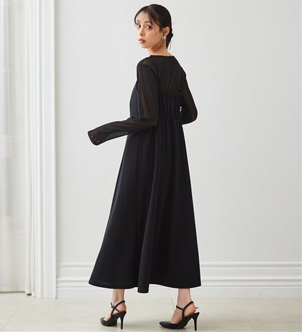 RANAN（ラナン）の「＜３点セット＞チュールフリルベストフレアワンピース（その他ワンピース）」｜詳細画像