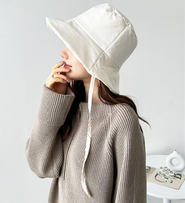 GeeRA（ジーラ）の「ダウン調バケットハット（帽子）」｜詳細画像