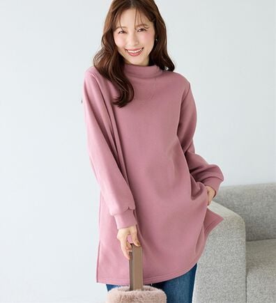 BELLUNA（ベルーナ）の「ふんわり素材軽ぽかチュニックワンピース（チュニック）」