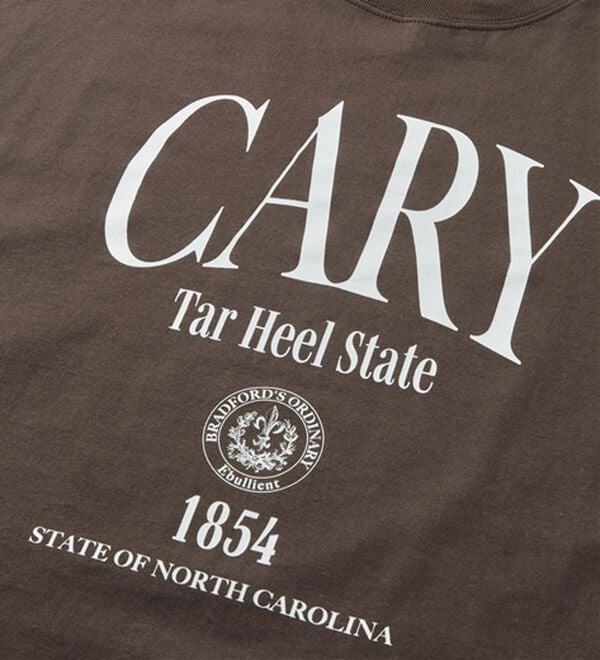 RANAN（ラナン）の「【汗シミ防止】カレッジロゴプリントT（Tシャツ）」｜詳細画像