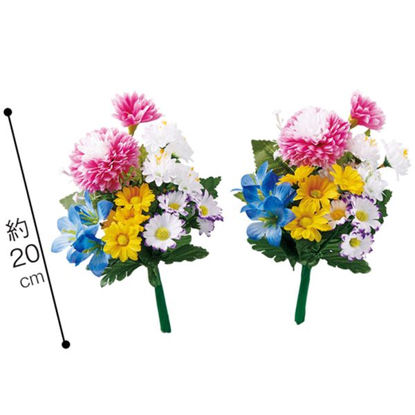 「お墓・仏壇用　お供え花　２本組（仏壇・仏具）」｜詳細画像