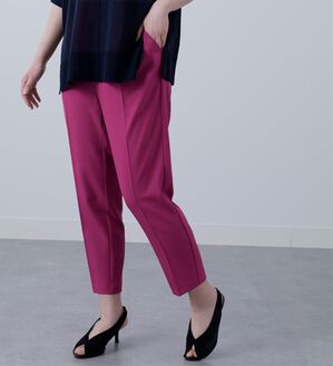 BELLUNA（ベルーナ）の「サラサラ美脚テーパードパンツ（テーパードパンツ）」｜ピンク