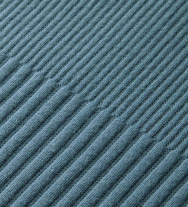 BELLUNA（ベルーナ）の「ボーダージャカード素材切替デザインチュニック（チュニック）」｜詳細画像