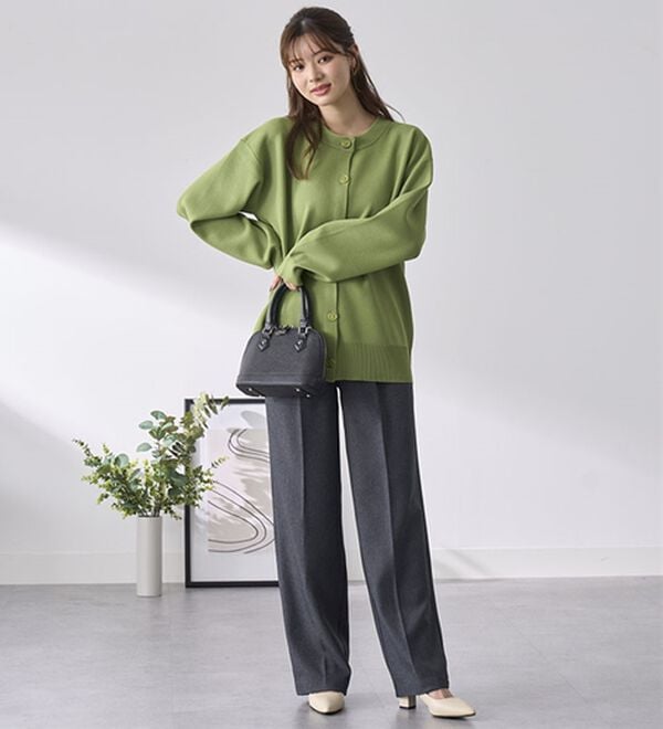 BELLUNA（ベルーナ）の「ビューティフルレングス脚長ワイドパンツ（フルレングスパンツ）」｜詳細画像