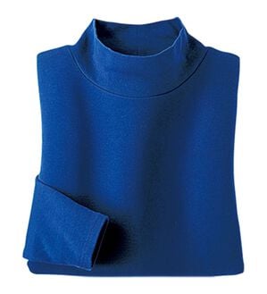 BELLUNA（ベルーナ）の「吸湿発熱ハイネックプルオーバー（カットソー）」｜ブルー