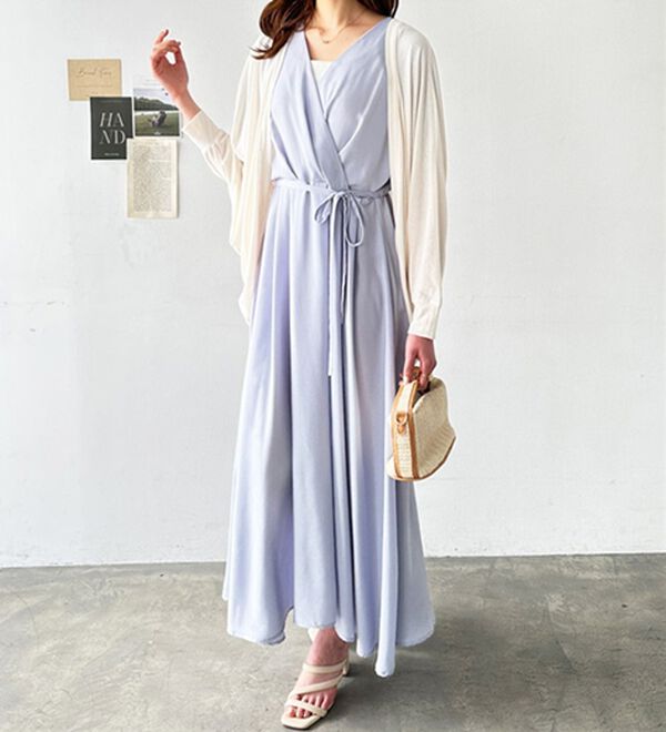 GeeRA（ジーラ）の「接触冷感！ドルマンカットソーカーディガン（ニットカーディガン）」｜詳細画像