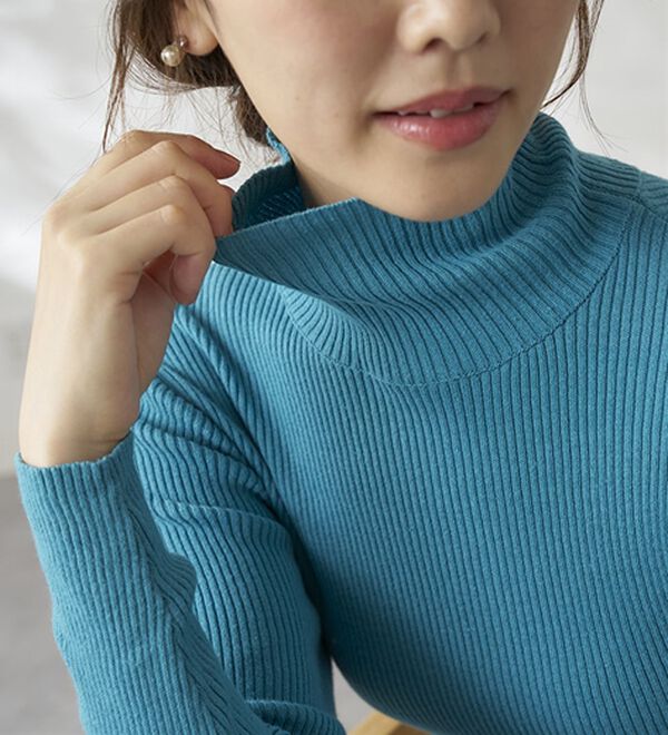 BELLUNA（ベルーナ）の「＜＆ｃｏｃｏｃｈｉ＞ハピネスコットン１００％ニットレギンス（スパッツ・レギンス）」｜詳細画像