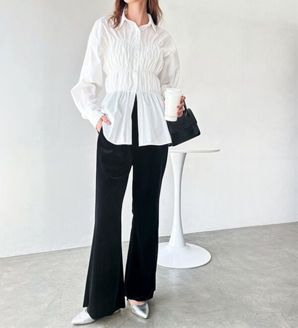 ベロアフレアパンツ - ベルーナ【公式】