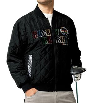 「＜ロッキーラビット＞暖かリバーシブルジャケット（メンズジャケット）」｜ブラック