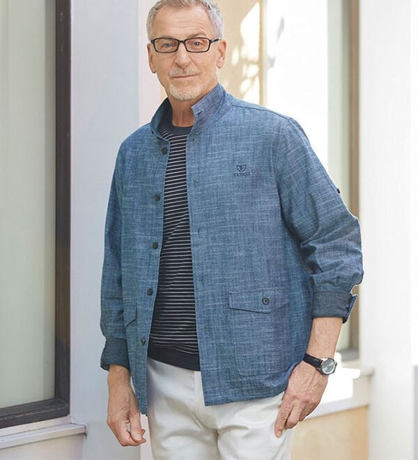 「涼感スタイリッシュブルゾン（メンズジャケット）」｜詳細画像