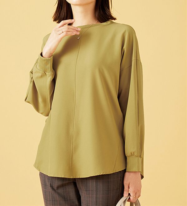 BELLUNA（ベルーナ）の「きれい見えドルマンプルオーバー（カットソー）」｜詳細画像