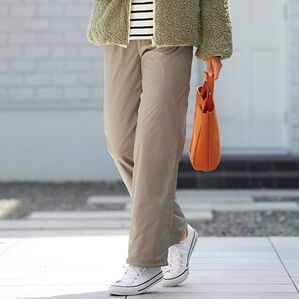 LAVIENNE（ラヴィエンヌ）の「はっ水！あったか裏シャギーパンツ（その他パンツ）」｜モカベージュ