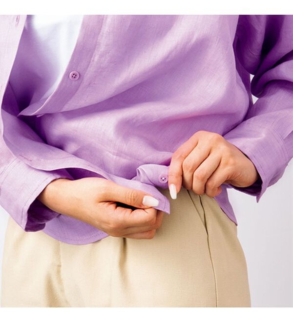 VINNO（ヴィノ）の「ノーザンリネン２ＷＡＹシャツ（シャツ）」｜詳細画像