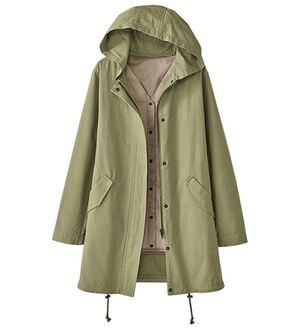 BELLUNA（ベルーナ）の「中わたベスト付３ＷＡＹ綿100%マウンテンパーカー（ブルゾン）」｜ライトカーキ