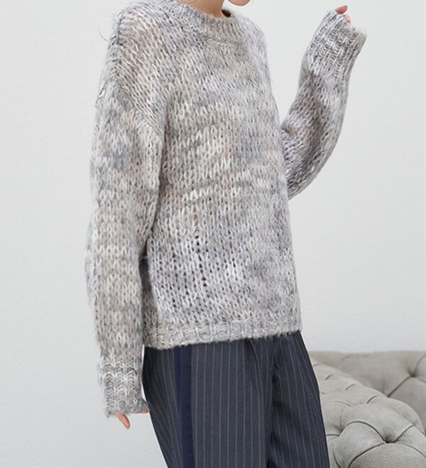 RANAN（ラナン）の「ミックスカラーシャギーニット（ニット・セーター）」｜詳細画像