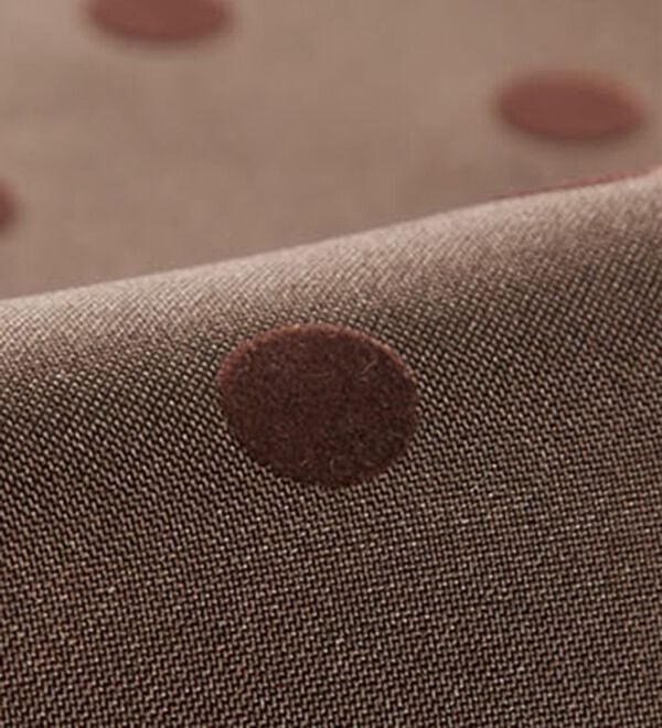 BELLUNA（ベルーナ）の「ドットフロッキー素材ワイドパンツ（ワイドパンツ・ガウチョ）」｜詳細画像