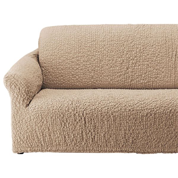 「抗菌防臭付タテヨコのびのびフィット式ソファカバー（ソファーカバー）」｜モカ