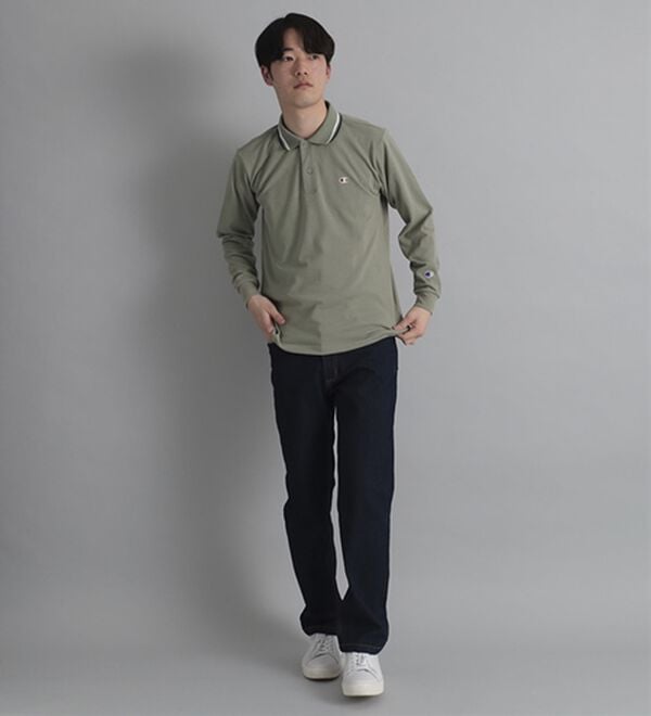 「＜チャンピオン＞鹿の子デザインポロシャツ（メンズポロシャツ）」｜詳細画像