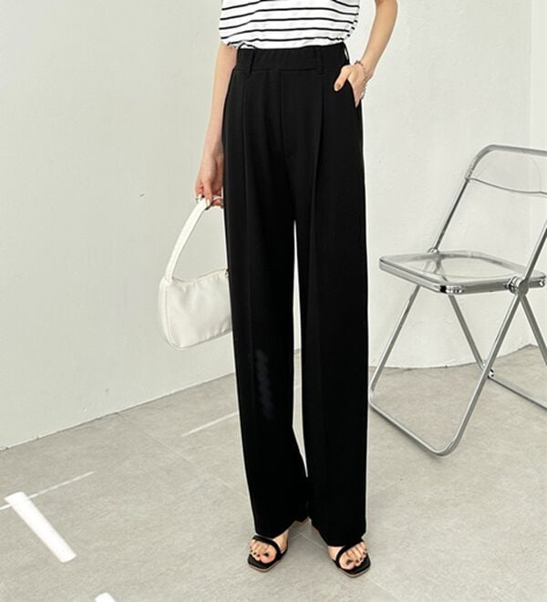 GeeRA（ジーラ）の「美脚魅せタックワイドスラックスパンツ（ワイドパンツ・ガウチョ）」｜詳細画像