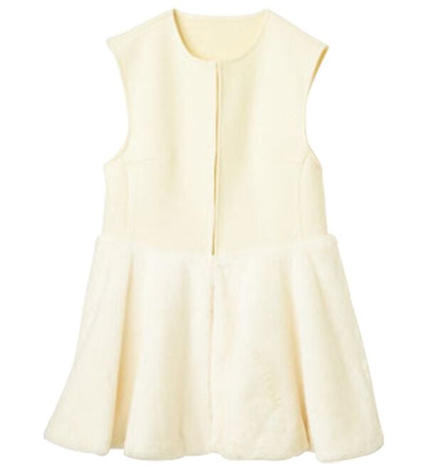 RANAN（ラナン）の「ペプラムファー切替ジレ（ジレ）」｜詳細画像