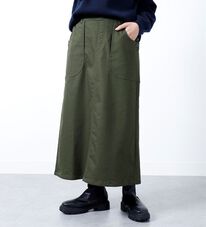 BELLUNA（ベルーナ）の「＜ｓｏｒａｆｕｋｕ＞裏トリコット起毛素材スカート（ロングスカート）」