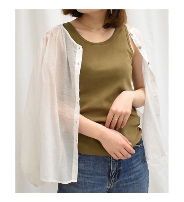 RANAN（ラナン）の「綿１００％　肌ざわりなめらかタンクトップ（タンクトップ・キャミソール）」｜詳細画像