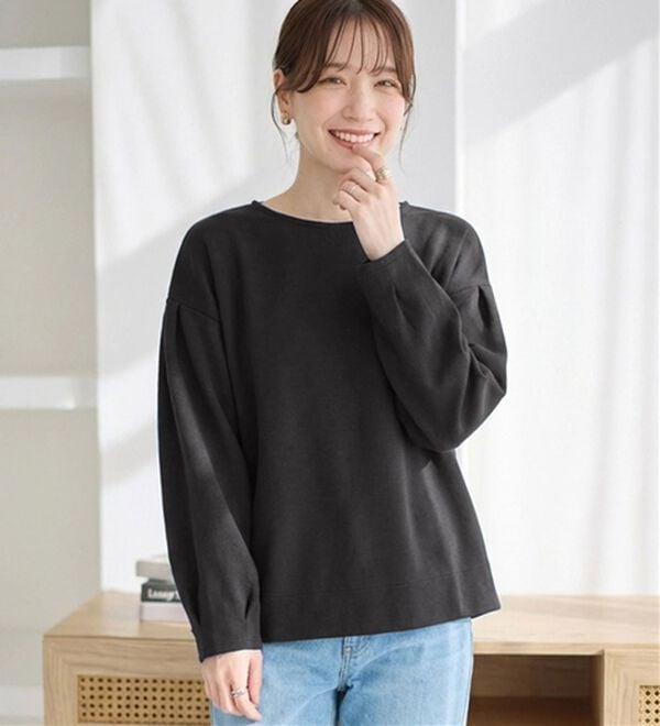 Viola e Viola（ヴィオラ エ ヴィオラ）の「【４つの機能付】楽キレイ袖タックブラウス（ブラウス）」｜詳細画像