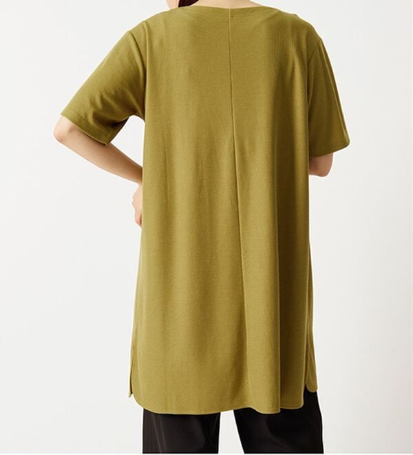 BELLUNA（ベルーナ）の「【接触冷感】かのこ素材タックデザインチュニックワンピース（その他ワンピース）」｜詳細画像