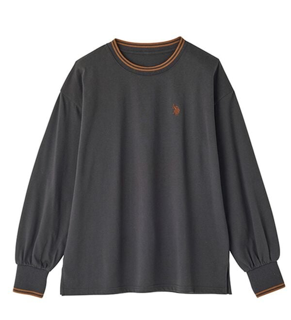 GeeRA（ジーラ）の「【Ｕ．Ｓ．　ＰＯＬＯ　ＡＳＳＮ．】配色ラインロンＴ（カットソー）」｜詳細画像