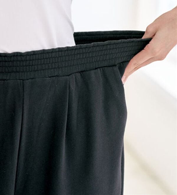 BELLUNA（ベルーナ）の「【メルティポンチ】ドレープイージーパンツ（ワイドパンツ・ガウチョ）」｜詳細画像