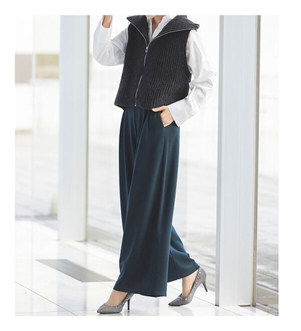 RANAN（ラナン）の「ファスナー付ニットベスト（ベスト）」｜詳細画像