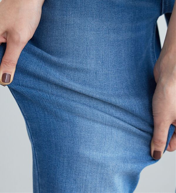 BELLUNA（ベルーナ）の「やわらかストレッチデニム素材スリムパンツ（フルレングスパンツ）」｜詳細画像