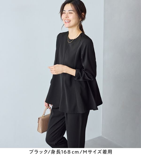 Viola e Viola（ヴィオラ エ ヴィオラ）の「【入学式・卒業式】Ａラインセレモニーセットアップ（パンツスーツ）」｜詳細画像