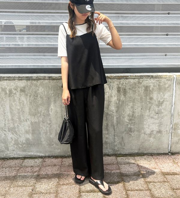 GeeRA（ジーラ）の「セットアップ風キャミソールサロペット（オールインワン）」｜詳細画像