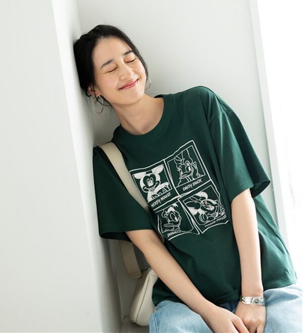 「＜Ｄｉｓｎｅｙ＞綿混素材ゆるっとＴシャツ（カットソー）」｜詳細画像