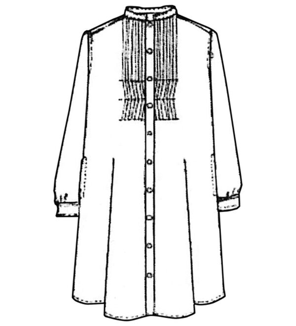 BELLUNA（ベルーナ）の「モダン花柄プリントピンタック使いチュニック（チュニック）」｜詳細画像