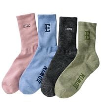 「【４足組】＜エドウイン＞カラーメランジソックス（メンズ靴下・タイツ）」